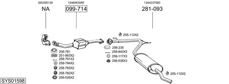 BOSAL SYS01598