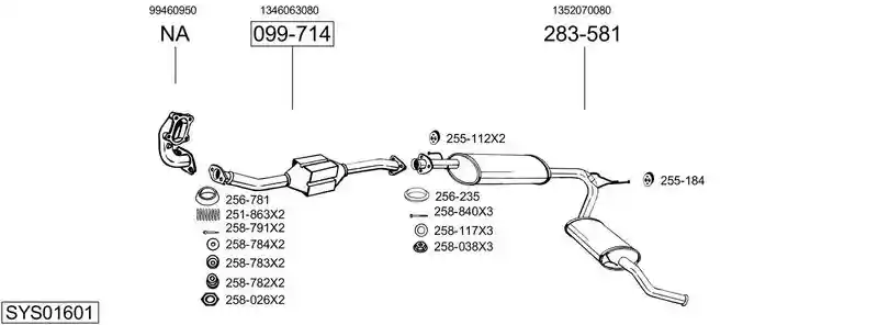 BOSAL SYS01601
