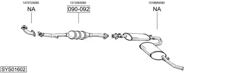 BOSAL SYS01602