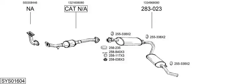 BOSAL SYS01604