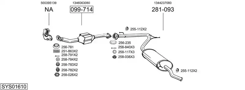 BOSAL SYS01610