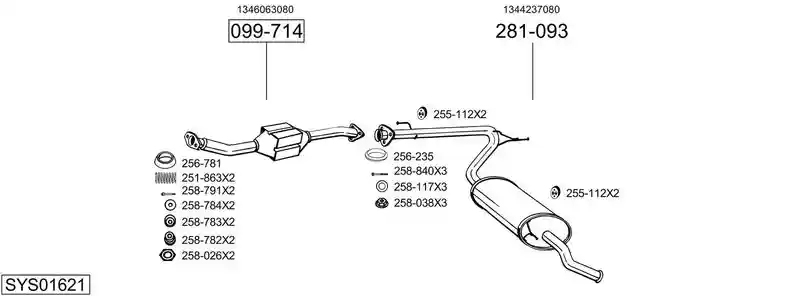 BOSAL SYS01621