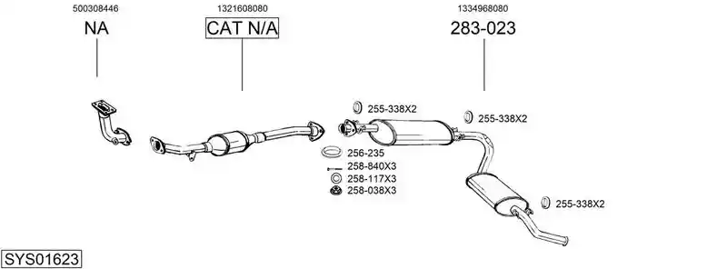 BOSAL SYS01623