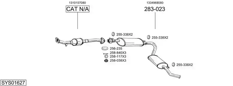 BOSAL SYS01627