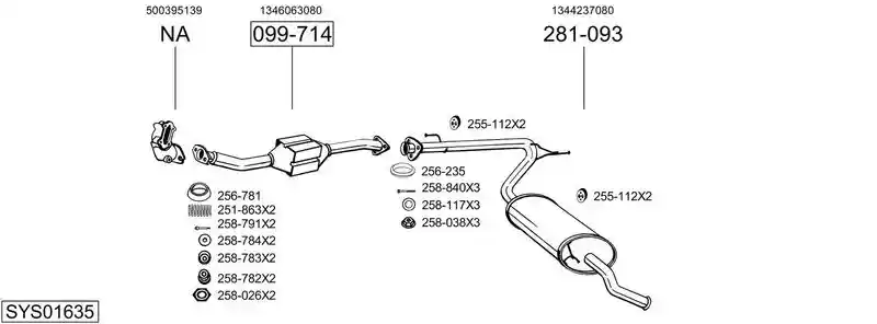 BOSAL SYS01635