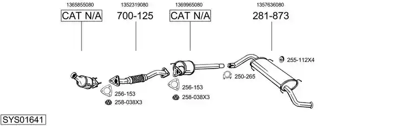 BOSAL SYS01641
