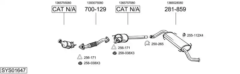 BOSAL SYS01647