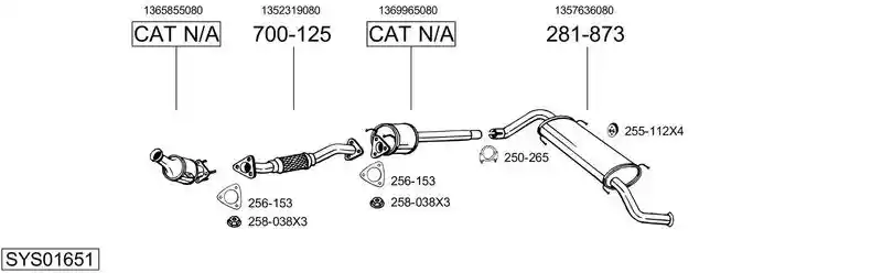 BOSAL SYS01651