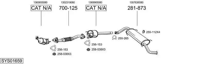 BOSAL SYS01659