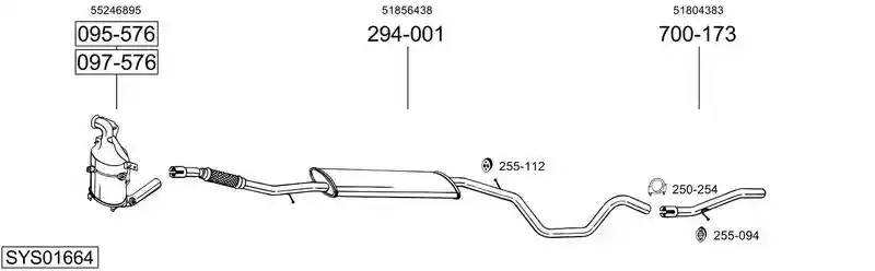 BOSAL SYS01664