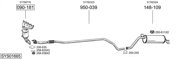 BOSAL SYS01665