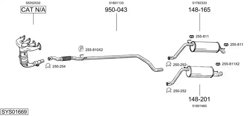 BOSAL SYS01669
