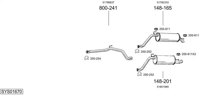 BOSAL SYS01670