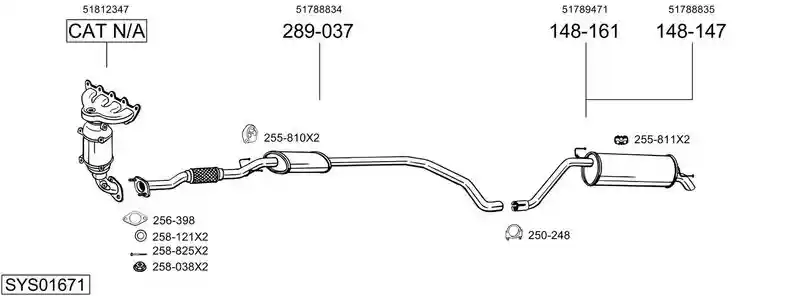 BOSAL SYS01671