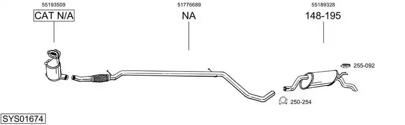 BOSAL SYS01674