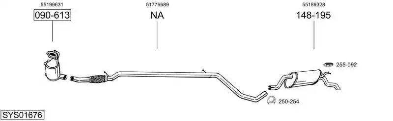 BOSAL SYS01676