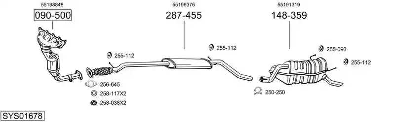 BOSAL SYS01678