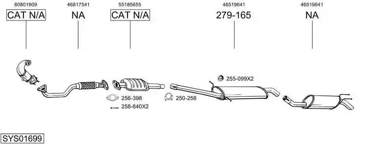 BOSAL SYS01699