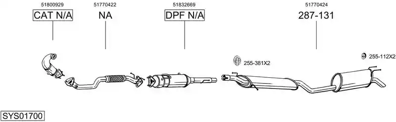 BOSAL SYS01700