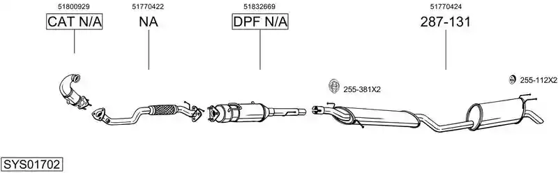 BOSAL SYS01702