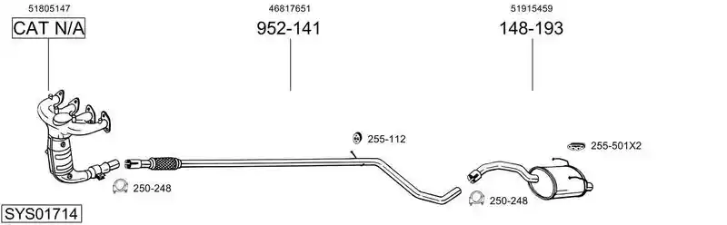 BOSAL SYS01714