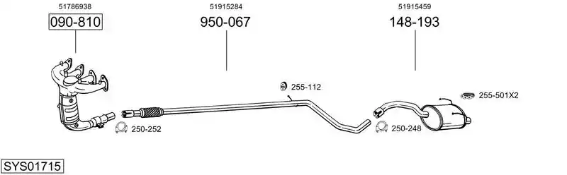 BOSAL SYS01715