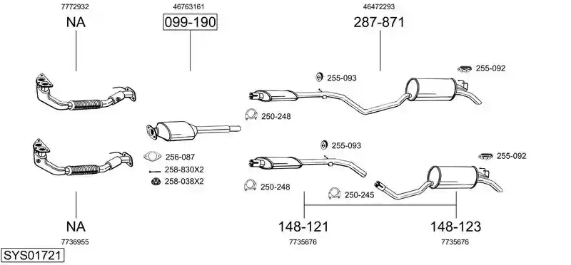 BOSAL SYS01721