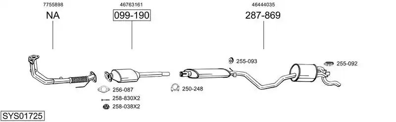 BOSAL SYS01725