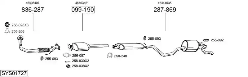 BOSAL SYS01727