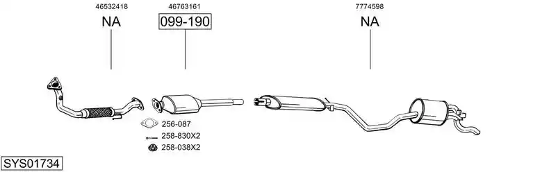 BOSAL SYS01734