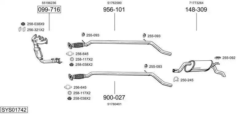 BOSAL SYS01742