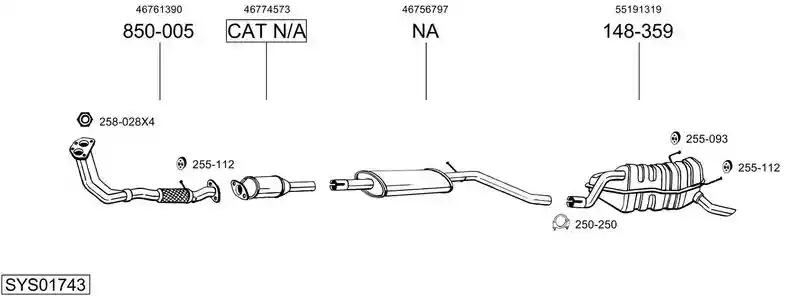 BOSAL SYS01743