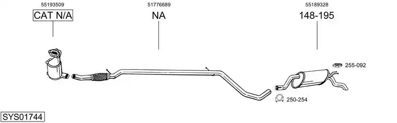 BOSAL SYS01744