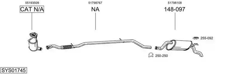 BOSAL SYS01745