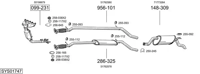 BOSAL SYS01747