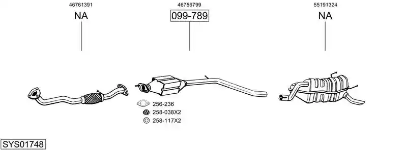 BOSAL SYS01748