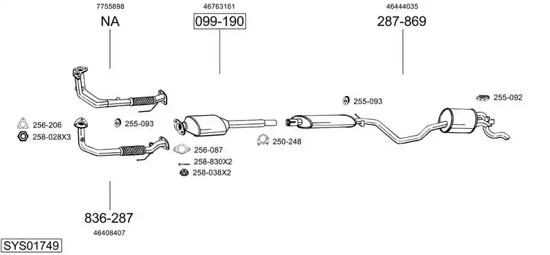 BOSAL SYS01749