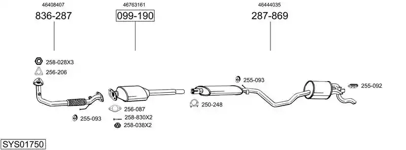 BOSAL SYS01750