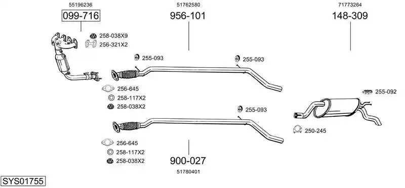 BOSAL SYS01755