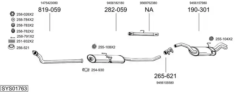 BOSAL SYS01763