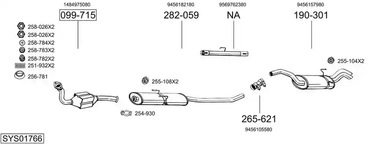 BOSAL SYS01766