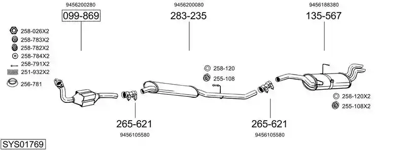 BOSAL SYS01769