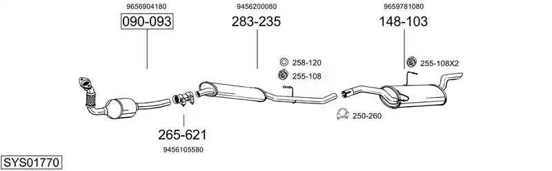 BOSAL SYS01770