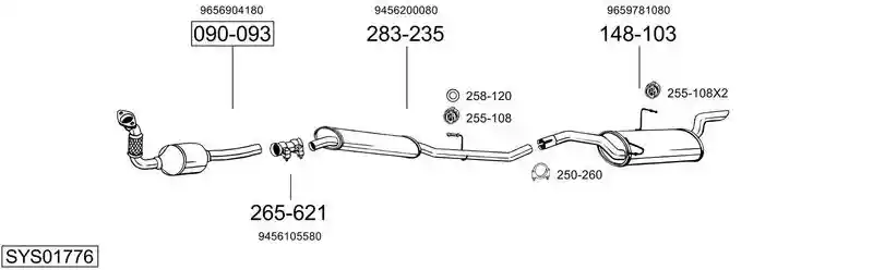 BOSAL SYS01776
