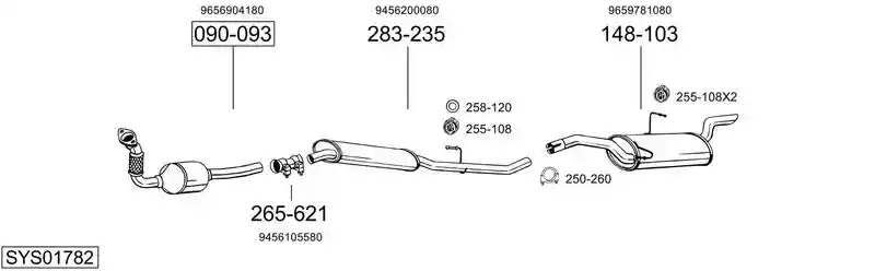 BOSAL SYS01782