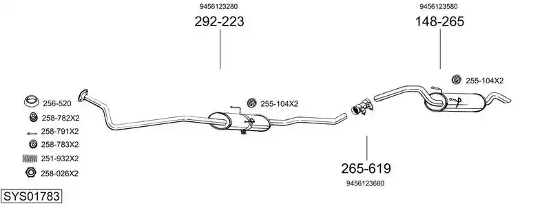 BOSAL SYS01783