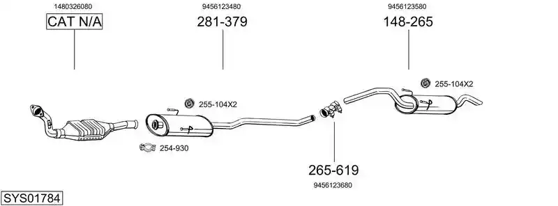 BOSAL SYS01784