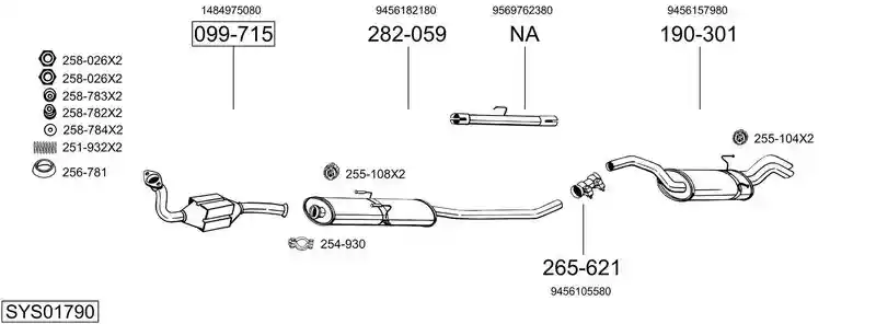 BOSAL SYS01790