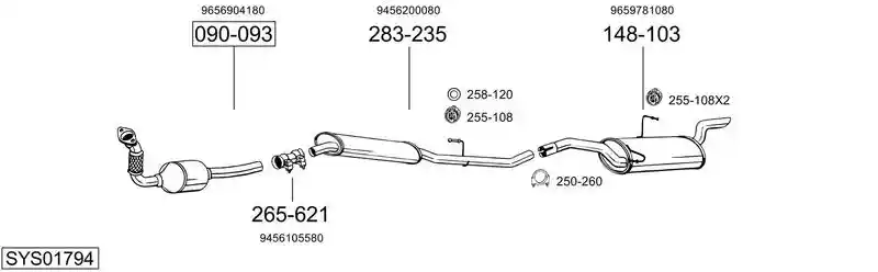 BOSAL SYS01794