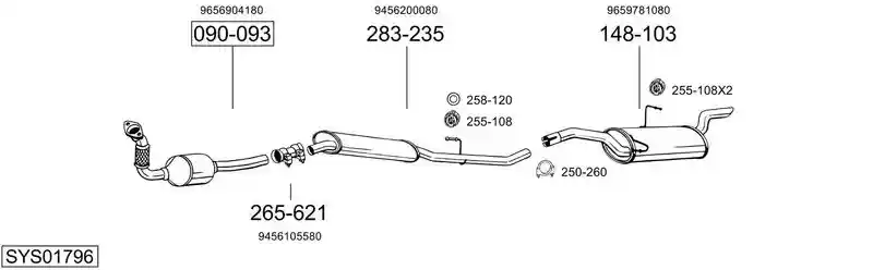 BOSAL SYS01796